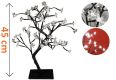 Dekorativní LED strom s květy - 45 cm, studená bílá