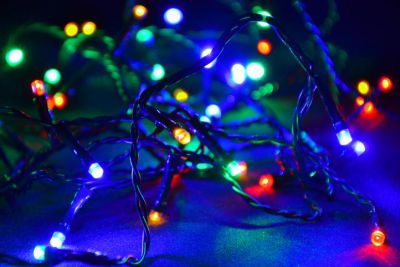 Vánoční LED osvětlení 40 m - barevné, 400 diod