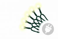 Vánoční LED osvětlení 20 m, 200 MAXI LED, teple bílé