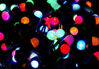 Vánoční LED osvětlení 20 m - barevné, 200 MAXI LED diod