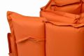 Polstrování na lehátko Garthen, oranžová, 2 ks