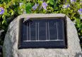 Solární zahradní LED osvětlení - vzhled kámen, 3 ks