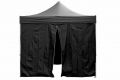 Sada 2 bočních stěn pro PROFI zahradní stan 3 x3 m černá