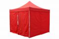 Sada 2 bočních stěn pro PROFI zahradní stan 3 x3 m červená