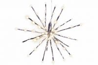 Vánoční LED osvětlení, světelná hvězda, teple bílá, 80 LED