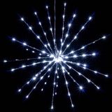 Vánoční osvětlení, světelná hvězda, studeně bílá, 120 LED