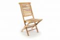 Zahradní židle skládací DIVERO "Hantown" z masivního týkového dřeva