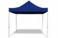 Zahradní párty stan nůžkový PROFI 3x3 m modrý + 2 boční stěny