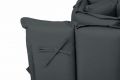 Sada 2 kusů polstrování na lehátko Garth - antracit