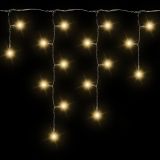 Vánoční světelný déšť 7,8 m, 400 LED, teple bílý
