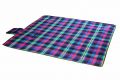 Pikniková deka - modrá kostka 150 x 130 cm