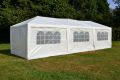 Zahradní stan - bílý, 3 x 9 m