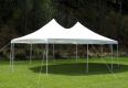 Zahradní party stan - bílý desetistěn, 890x650x330 cm