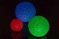LED svítící koule měnící barvu, 8 cm