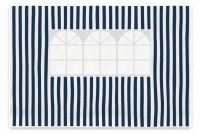 Sada dvou bočních stěn pro zahradní stan - bílá/modrá Garth