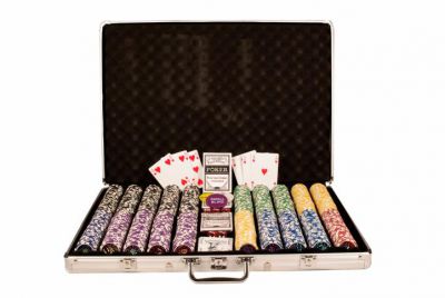 Poker set 1000 ks žetonů OCEAN, hodnoty 5 - 1000