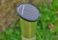 Zahradní solární LED lampa z nerezové oceli