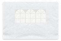 Sada 2 bočních stěn pro zahradní stan, bílá