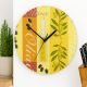 Nástěnné hodiny z tvrzeného skla Oliva 27 cm