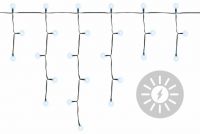 Zahradní solární světelný déšť - 110 x LED diody bílé - s blikající funkcí