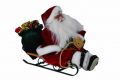 Vánoční dekorace - Santa Claus na saních