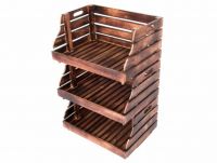 Sada stohovatelných bedýnek DIVERO  3 ks -  49 x 35 cm