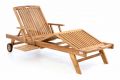 Zahradní  dřevěné lehátko DIVERO VYŘAZENO Z PRODEJE