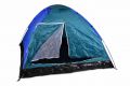 Kempingový stan pro 4 osoby - modrá/černá