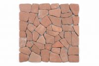 Mramorová mozaika Garth, červená / terakota obklady, 1 m2