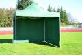 Zahradní párty stan nůžkový PROFI 3x3 m zelený + 4 boční stěny