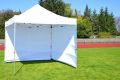 Zahradní párty stan nůžkový PROFI 3x3 m bílý + 4 boční stěny