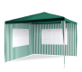 Zahradní párty stan - zelený 3 x 3 m + 2 boční stěny