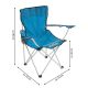Set skládacích židlí, 2 ks, modrá