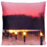 Dekorativní polštář s LED osvětlením Soumrak, 38 x 38 cm