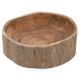 Dekorativní kulatá dřevěná miska