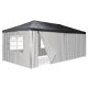 Zahradní stan 3×6 m s klik systémem a bočními stěnami