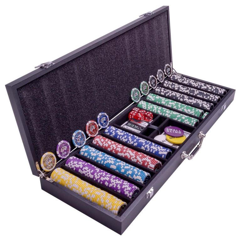 Pokerový set s kufříkem - 500 žetonů
