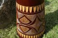 Africký buben Djembe, 70 x 28 cm, ručně řezaný