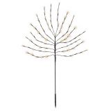 Vánoční dekorace světelný strom, 110 cm, 80 LED, teple bílá