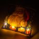 Dekorativní polštář s LED osvětlením Santa Claus, 38 x 38 cm