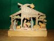 Vánoční dekorace - svítící jesličky
