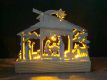 Vánoční dekorace - svítící jesličky