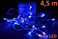 Vánoční LED řetěz 3 m, 30 diod, modrý
