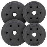 MAXXIVA Sada závaží 7,5 kg, cement, černá, 4ks