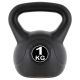 MAXXIVA Kettlebell činka, černá, 1 kg