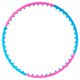 MAXXIVA Hula Hoop masážní obruč, 100 cm, modrá-růžová