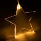 Vánoční světelný závěs, hvězdy, 8 LED, teple bílý