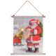Závěsný obraz vč. LED, 30 x 40 cm, Santa Clause