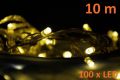 Vánoční LED osvětlení 10 m - teplá bílá, 100 diod