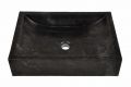 Kamenné umyvadlo - leštěný mramor černé NOVARA - VYŘAZENO